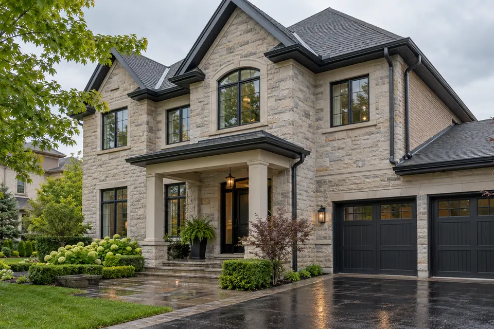 Aluminum-capped exterior trim