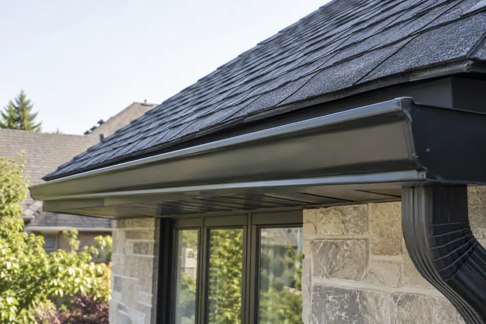 Soffit and fascia transition