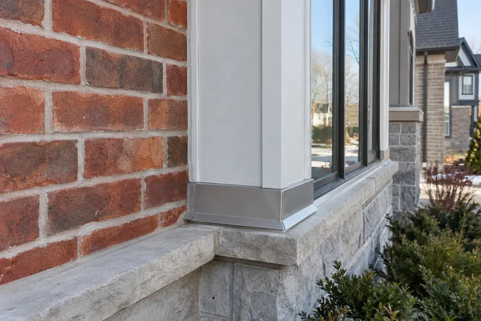 Soffit corner detail
