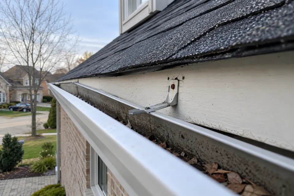 Short gutter section repair