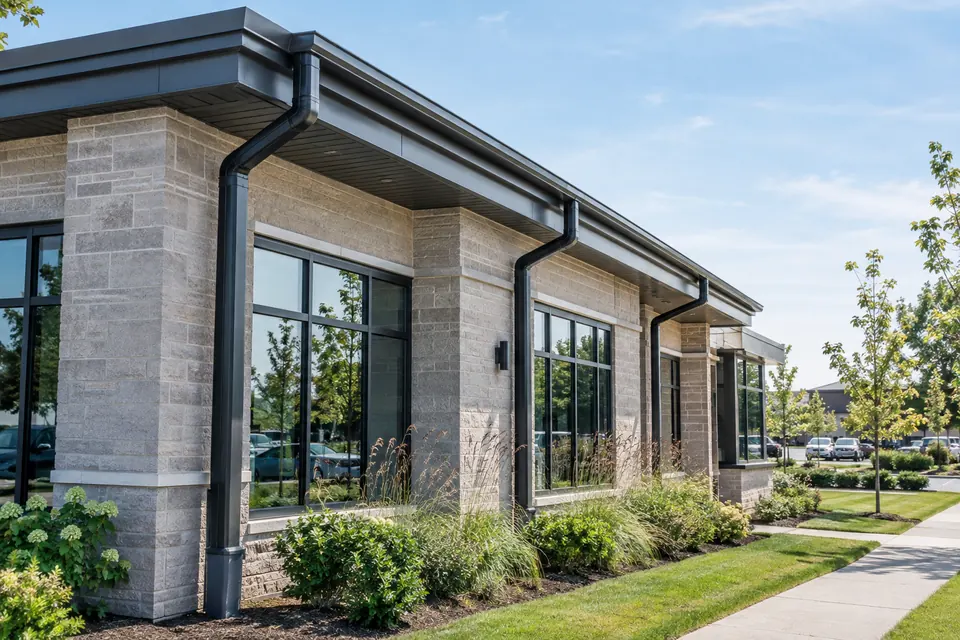 Commercial gutter run